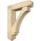 Ekena Millwork Imperial Arts and Crafts Rough Sawn Bracket w/ Offset Brace, Douglas Fir, 8"W x 34"D x 40"H BKT0806X34X40IMP03RDF - alternate 1